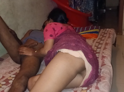 Telugu Bhabhi Giving Blowjob and Hard Fucking